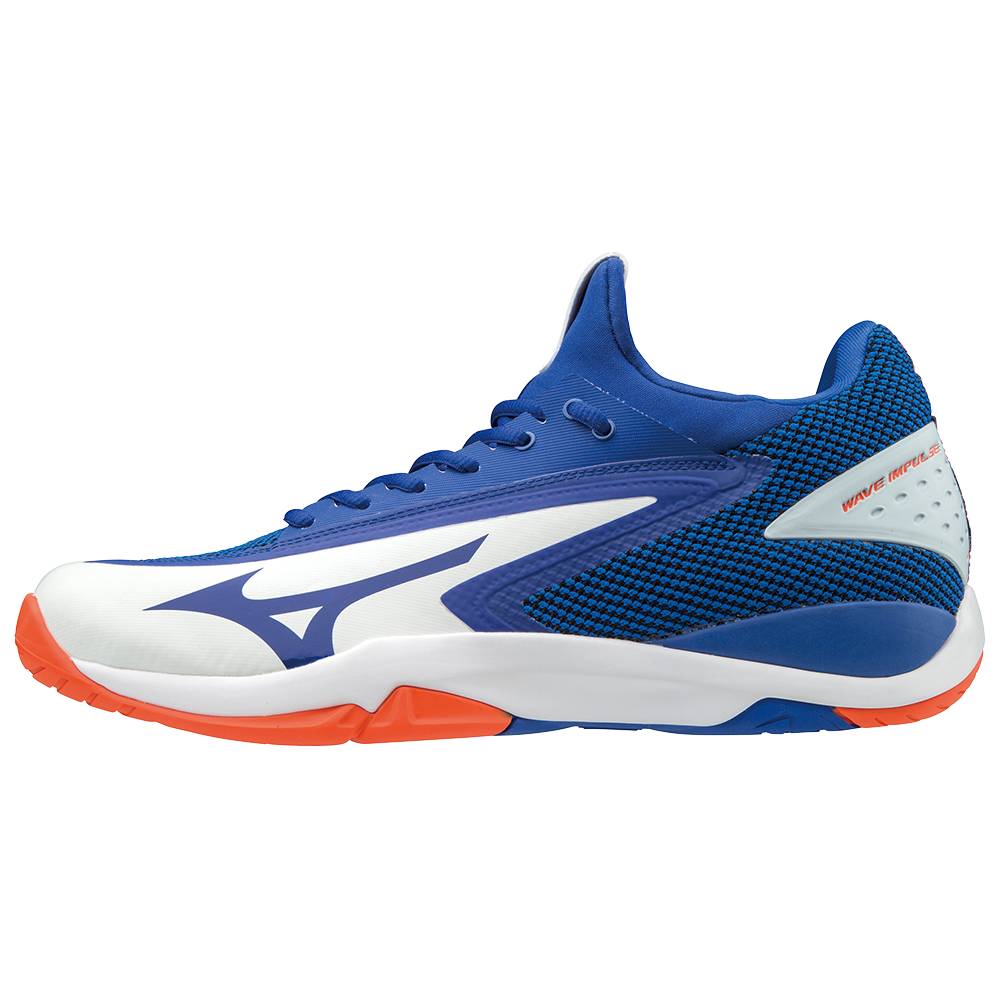 Mens Mizuno Wave Impulse Tennis Shoes White/Blue Philippines (RBPZUN849)